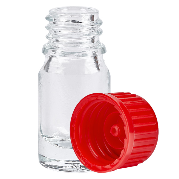 Butelka 5 ml 11 mm SV czerwony STD ClearLine UT18/5
