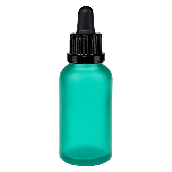 Butelka do leków płynnych 30 ml, czarna OV GreenLine UT18/30