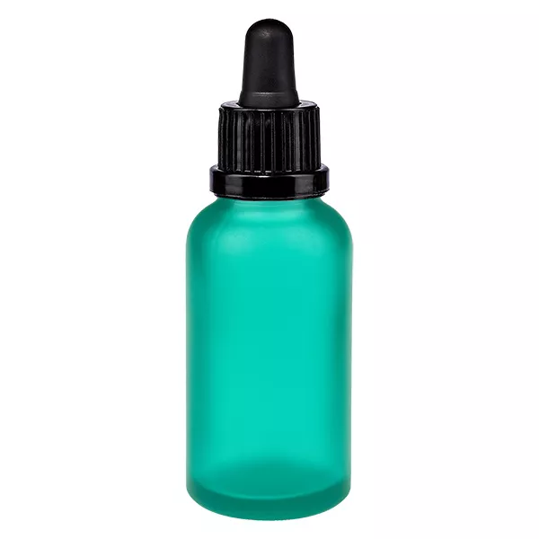 Butelka do leków płynnych 30 ml, czarna OV GreenLine UT18/30