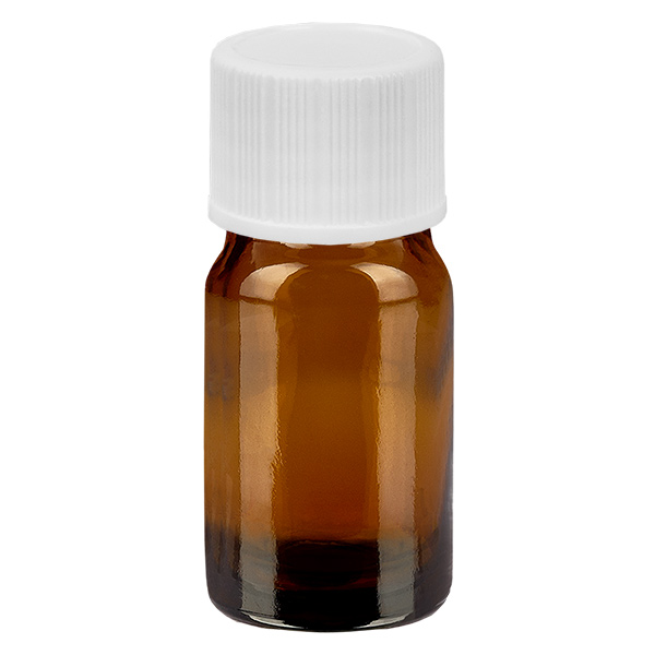 Butelka 5 ml 11 mm SV bia&#322;a STD BrownLine UT18/5