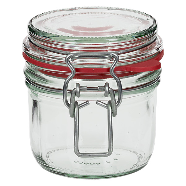 S&#322;oik do przechowywania o pojemno&#347;ci 255 ml z uchyln&#261; pokrywk&#261; UNiTWIST. Kompletny s&#322;oik z gumowym pier&#347;cieniem w rozmiarze RR82.