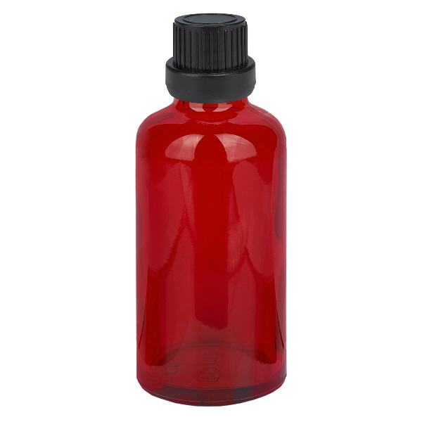 Butelka 50 ml 11 mm SV czarna OV RedLine UT18/50 Butelka 50 ml 11 mm SV czarna OV RedLine UT18/50
