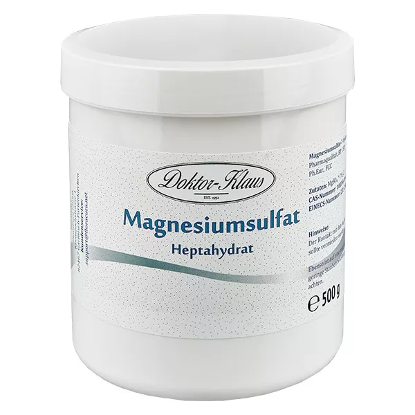 500g 7-wodny siarczan magnezu Doktor-Klaus 500g 7-wodny siarczan magnezu Doktor-Klaus
