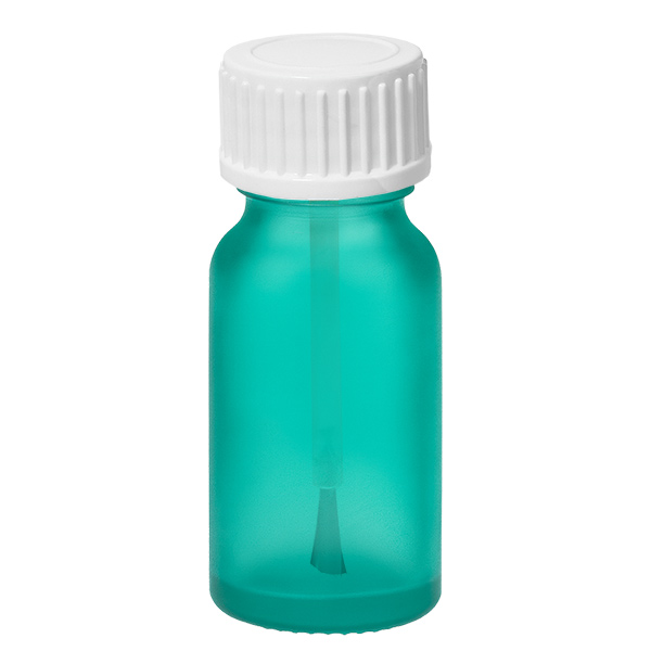 10 ml butelka z pędzelkiem biała STD GreenLine UT18/10 10 ml butelka z pędzelkiem biała STD GreenLine UT18/10