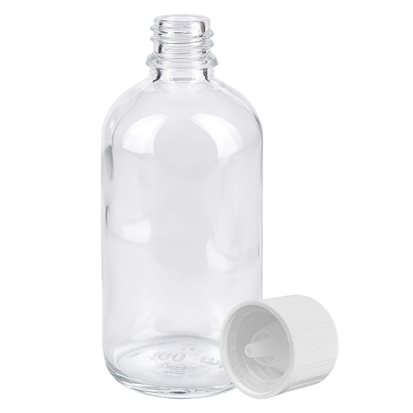 100 ml butelka z kroplomierzem 1,2 mm bia&#322;a STD KiSi ClearL. UT18/100