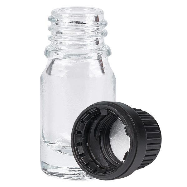 Butelka 5 ml 11 mm SV czarna OV ClearLine UT18/5