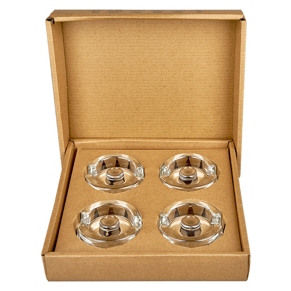 Szklane obci&#261;&#380;niki fermentacyjne z uchwytem zestaw 4 UNiTWIST