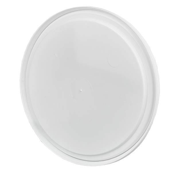 Bia&#322;a pokrywa pasuj&#261;ca do wiadra o pojemno&#347;ci 1 litra