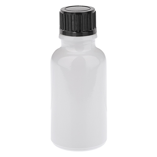Butelka 20 ml, zamknięcie śrubowe 11 mm, czarne, standardowe WhiteLine UT18/20 Butelka 20 ml, zamknięcie śrubowe 11 mm, czarne, standardowe WhiteLine UT18/20