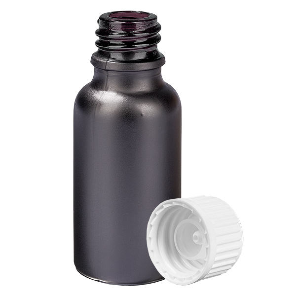 Butelka 20 ml (kulka) 3 mm GR w. STD BlackL. UT18/20