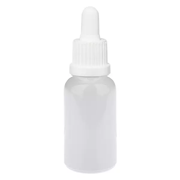Butelka z pipetą 20 ml, biała, zamknięcie zabezpieczające WhiteLine UT18/20