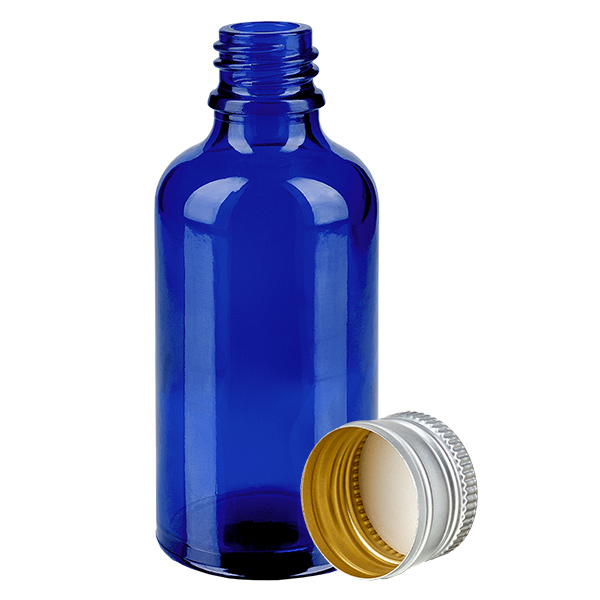 Butelka 50 ml 11 mm SV aluminiowo-srebrna STD BlueL.UT18/50
