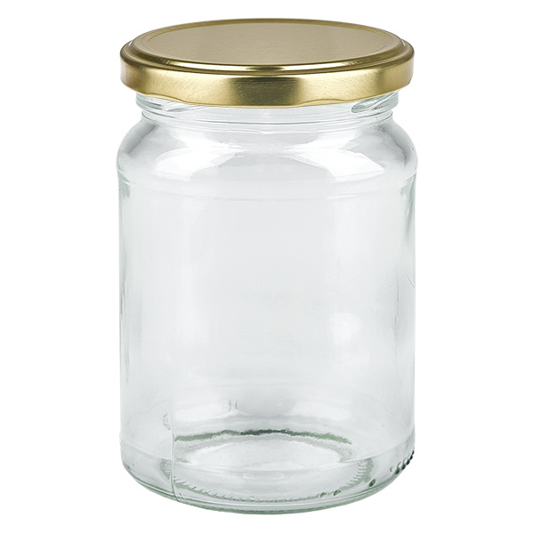 205 ml okr&#261;g&#322;y s&#322;oik ze z&#322;otym wieczkiem BasicSeal UNiTWIST