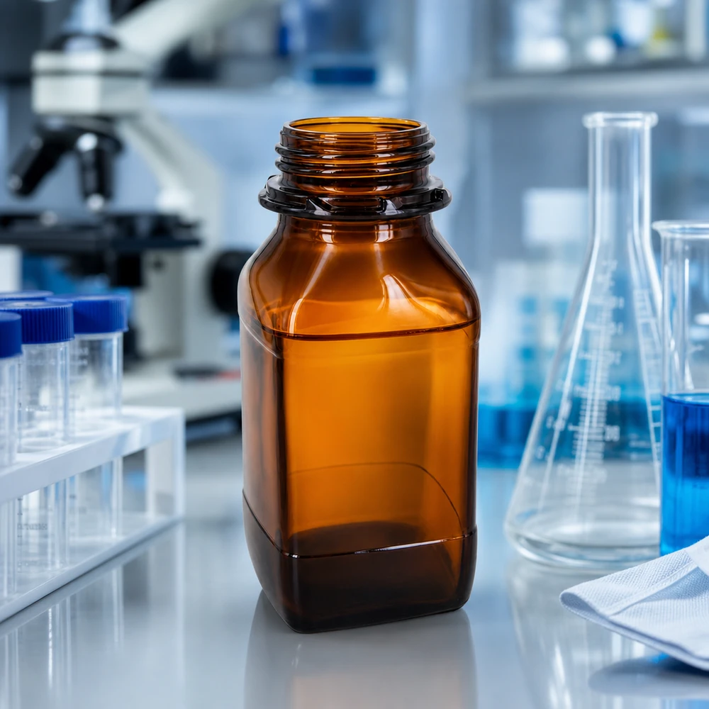 Butelka do przechowywania o pojemności 500 ml z brązowego szkła – niezawodna ochrona cennych substancji Profesjonalna butelka na chemikalia o pojemności 500 ml do środowisk laboratoryjnych z precyzyjnym dozowaniem i przechowywaniem