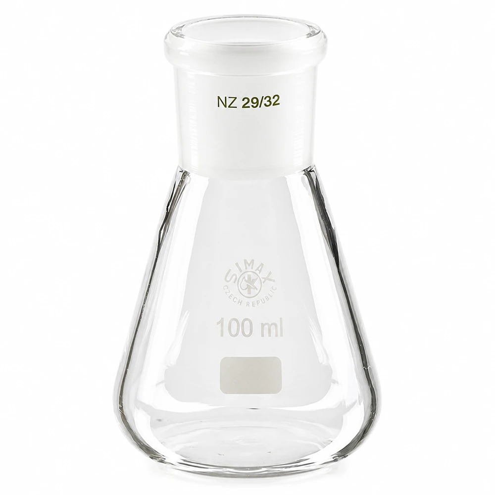 Kolba Erlenmeyera 100 ml ze standardowym szlifowanym złączem (29/32)