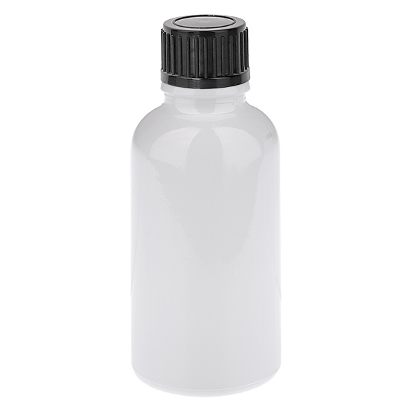 Butelka 30 ml, zakrętka 11 mm czarna, standardowa WhiteLine UT18/30 Butelka 30 ml, zakrętka 11 mm czarna, standardowa WhiteLine UT18/30