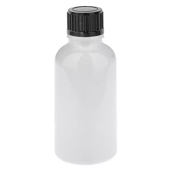 Butelka 30 ml, zakrętka 11 mm czarna, standardowa WhiteLine UT18/30
