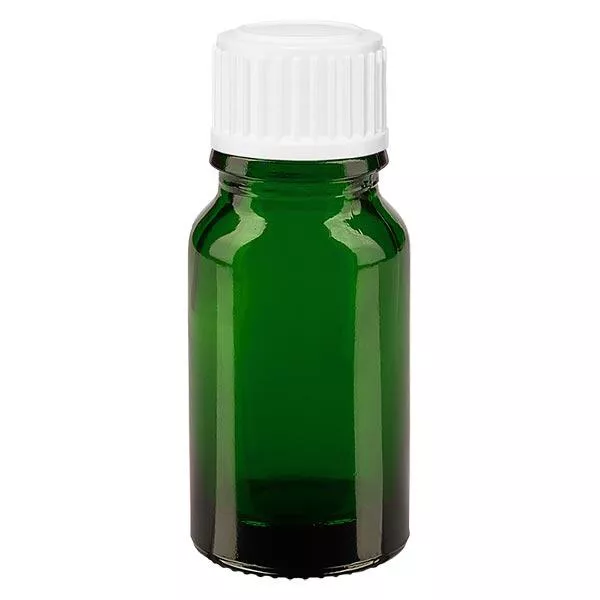Butelka apteczna zielona 10ml zakraplacz biały 0,8mm szt. Butelka apteczna zielona 10ml zakraplacz biały 0,8mm szt.