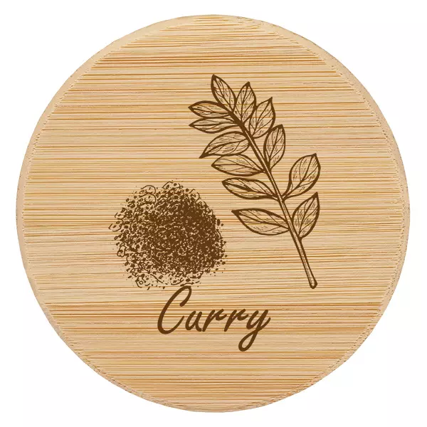 Couvercle en bois "Curry" pour WECK RR60 Couvercle en bois "Curry" pour WECK RR60
