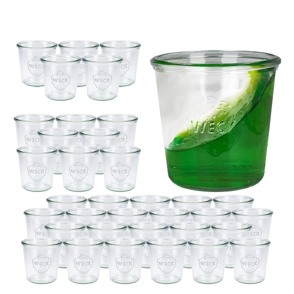 Zestaw 36 słoików Weck 580 ml, słoiki z pokrywką Zestaw 36 słoików Weck 580 ml, słoiki z pokrywką