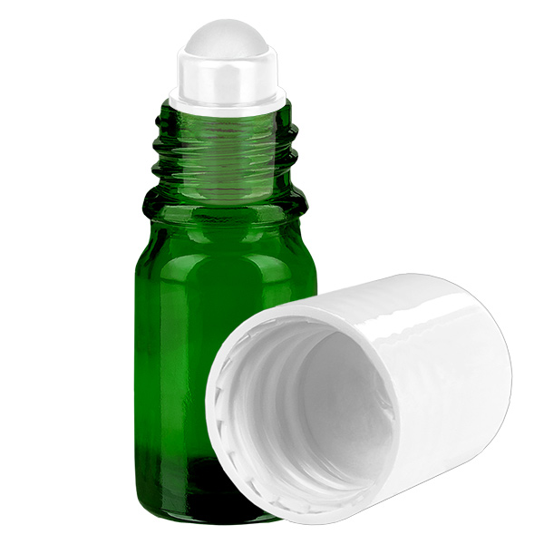 5 ml butelka roll-on bia&#322;a STD GreenLine UT18/5