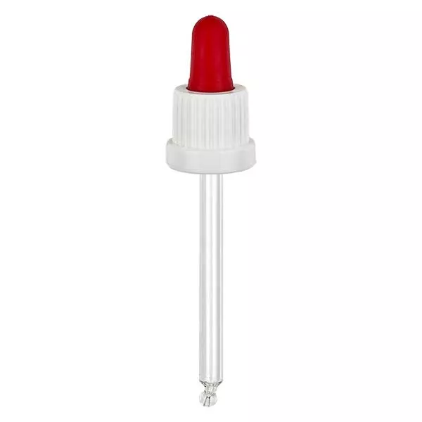 Nasadka do pipet biała/czerwona DIN18, długość pipety 78 mm z pierścieniem zabezpieczającym przed manipulacją. Alkoholoszczelna. Do ApoGlas® 30 ml brązowa wysoka, niebieska, przezroczysta(+++); 50 ml przezrocz Nasadka do pipet biała/czerwona DIN18, długość pipety 78 mm z pierścieniem zabezpieczającym przed manipulacją. Alkoholoszczelna. Do ApoGlas® 30 ml brązowa wysoka, niebieska, przezroczysta(+++); 50 ml przezrocz