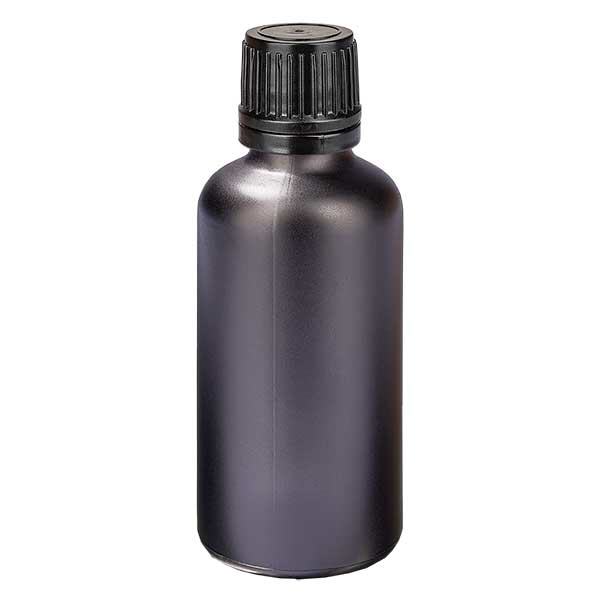 Butelka z zakraplaczem 50 ml 1 mm OV BlackL. UT18/50 Butelka z zakraplaczem 50 ml 1 mm OV BlackL. UT18/50
