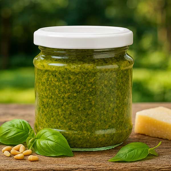 Słoik okrągły 212 ml z pokrywką BasicSeal białą UNiTWIST