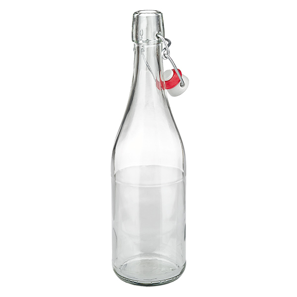Szklana butelka 750 ml i zamkni&#x119;cie z uchwytem PVC UNiTWIST