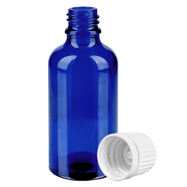 Butelka 50 ml 11 mm SV bia&#322;a OV BlueLine UT18/50