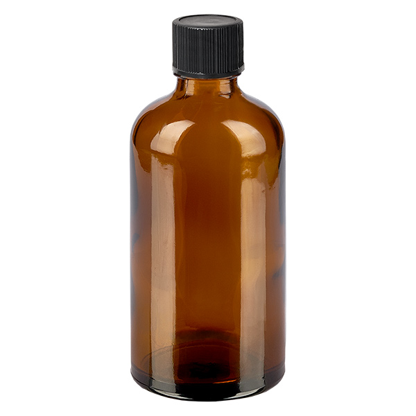 100 ml butelka z zakraplaczem 1 mm czarna STD BrownLine UT18/100