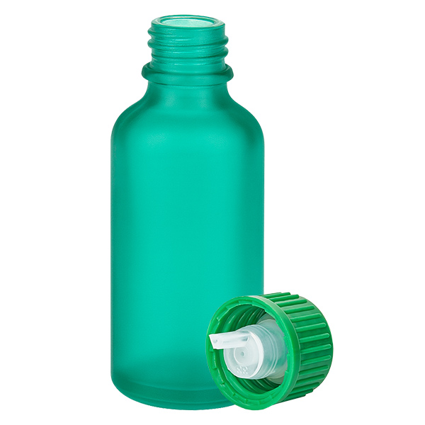 50 ml butelka z kroplomierzem 0,8 mm zielona STD GreenLine UT18/50