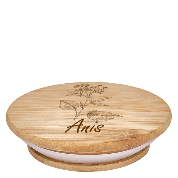 Osłona z drewna "Anis" do WECK RR60 Osłona z drewna "Anis" do WECK RR60