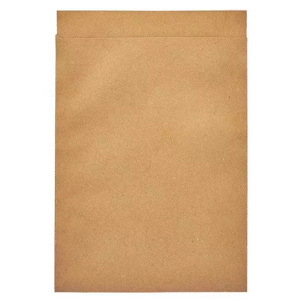 Torebka płaska brązowa (opakowanie 100 szt.) 162x230mm. Wykonane z papieru natronowego. Bezpieczne dla żywności. Bez fałdy bocznej i dolnej. 50 g/m² Torebka płaska brązowa (opakowanie 100 szt.) 162x230mm. Wykonane z papieru natronowego. Bezpieczne dla żywności. Bez fałdy bocznej i dolnej. 50 g/m²