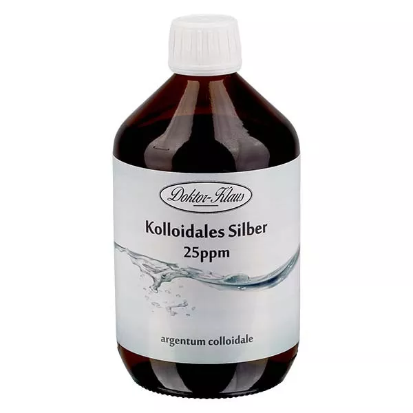Srebro koloidalne 25ppm 500ml Doktor-Klaus Srebro koloidalne 25ppm 500ml Doktor-Klaus