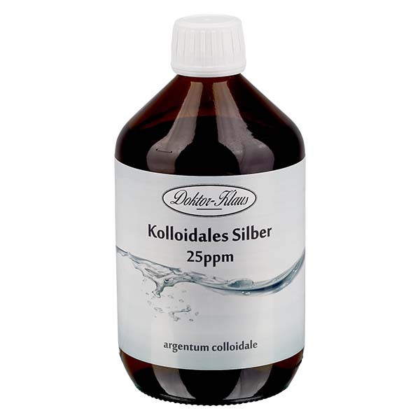 Srebro koloidalne 25ppm 500ml Doktor-Klaus Srebro koloidalne 25ppm 500ml Doktor-Klaus