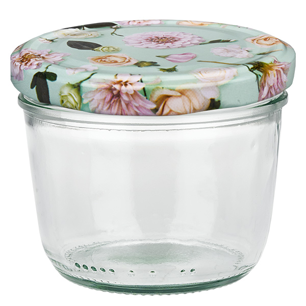 Szklanka z pokrywk&#261; 230 ml + pokrywka BasicSeal kwiat mi&#281;towa UN..