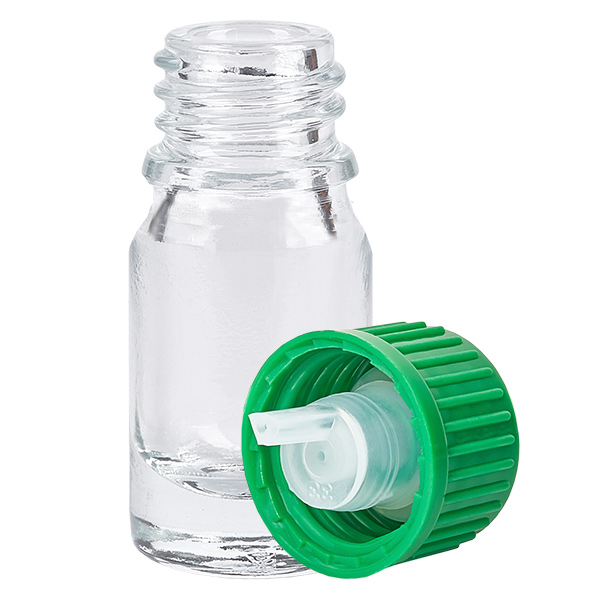 5 ml butelka z kroplomierzem 0,8 mm zielona STD ClearLine UT18/5 5 ml butelka z kroplomierzem 0,8 mm zielona STD ClearLine UT18/5
