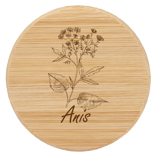 Osłona z drewna "Anis" do WECK RR60 Osłona z drewna "Anis" do WECK RR60