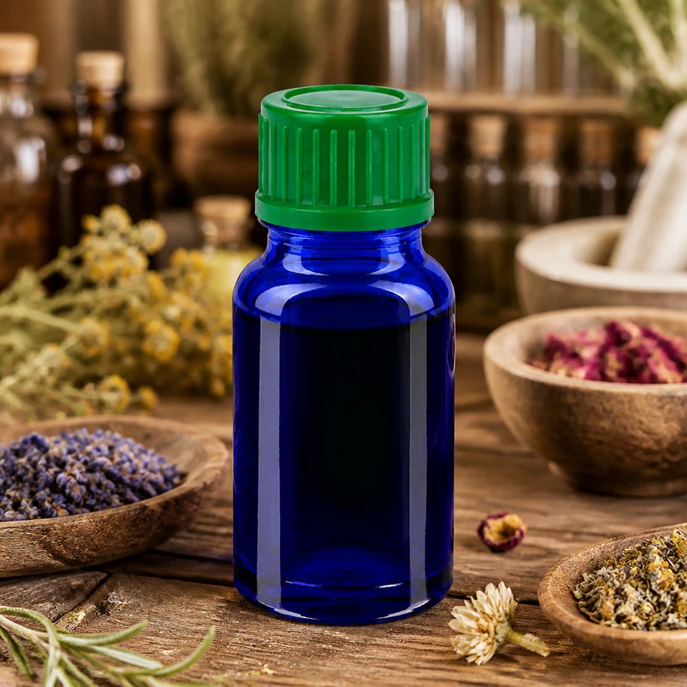 Butelka 10 ml 11 mm SV zielony STD BlueLine UT18/10 10 ml butelka farmaceutyczna BlueLine UT18/10 z wytrzymałą zieloną zakrętką do bezpiecznego przechowywania