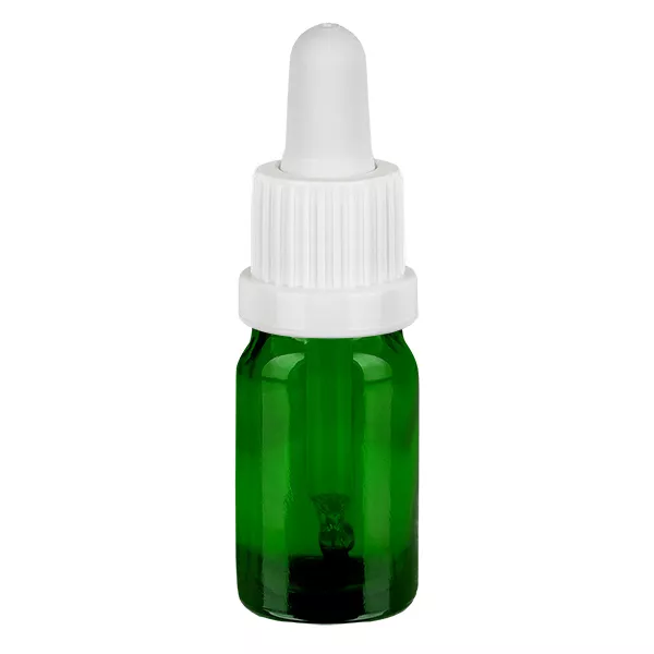 Butelka do leków płynnych 5 ml, biała OV GreenLine UT18/5