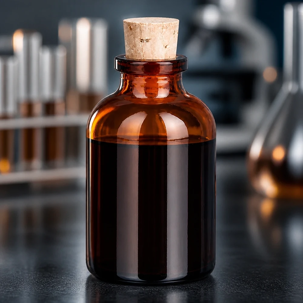 Butelka z bursztynowego szkła 30 ml z korkiem 11/14 mm Luftdichte Braunglas Miniaturflasche 30ml mit Korken für Düfte und Extrakte
