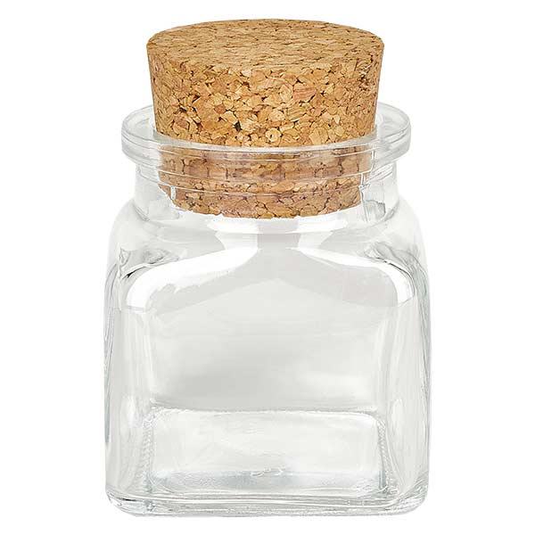 Quadratus 120 ml, przezroczysty, otw&#243;r 39 mm, korek 38/42