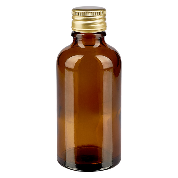 50 ml butelka 11 mm SV aluminiowo-z&#322;ota STD BrownL. UT18/50