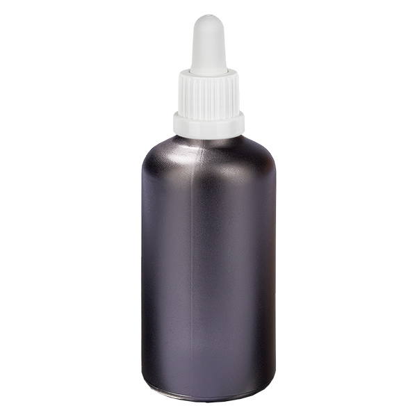 Butelka z pipet&#261; 100 ml bia&#322;a OV BlackLine UT18/100