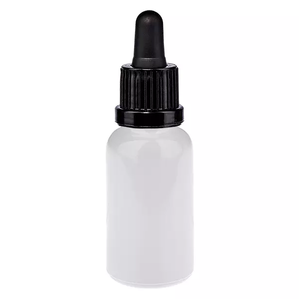Butelka z pipetą 20 ml, czarna, zamknięcie zabezpieczające WhiteLine UT18/20 Butelka z pipetą 20 ml, czarna, zamknięcie zabezpieczające WhiteLine UT18/20