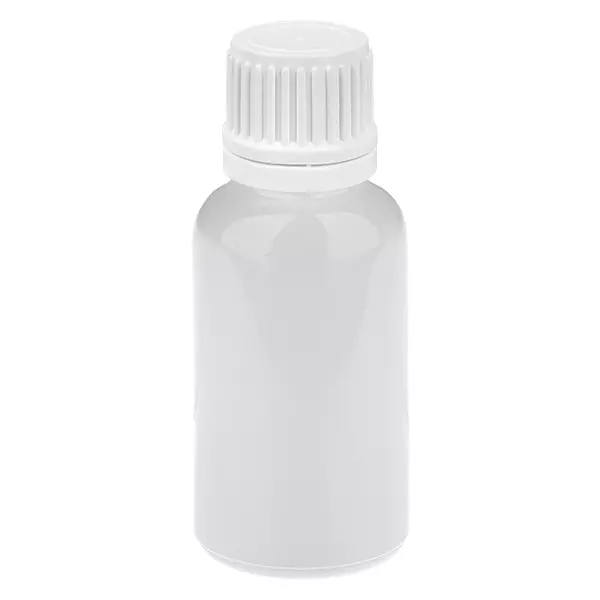 Butelka 20 ml, zakrętka 11 mm, biała, zabezpieczenie przed otwarciem przez dzieci WhiteLine UT18/20