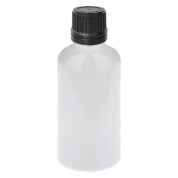 Butelka z zakraplaczem 50 ml, 1 mm, czarna, zamknięcie zabezpieczające przed otwarciem przez osoby nieuprawnione WhiteLine UT18/50 Butelka z zakraplaczem 50 ml, 1 mm, czarna, zamknięcie zabezpieczające przed otwarciem przez osoby nieuprawnione WhiteLine UT18/50