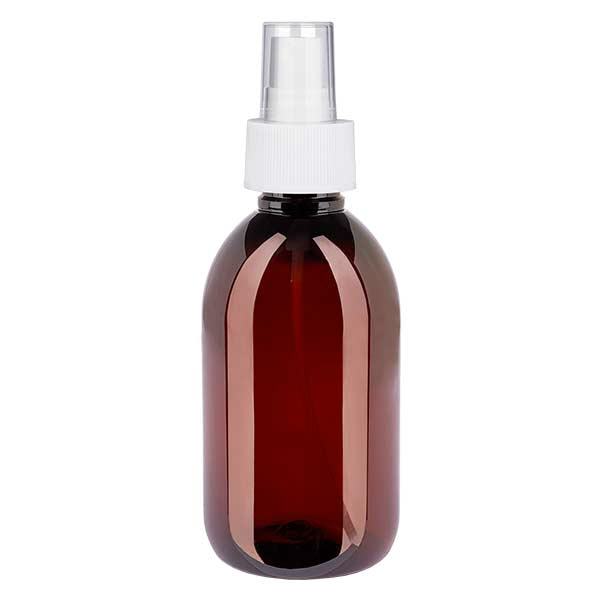 Butelka PET 250ml z atomizerem biała Butelka PET 250ml z atomizerem biała