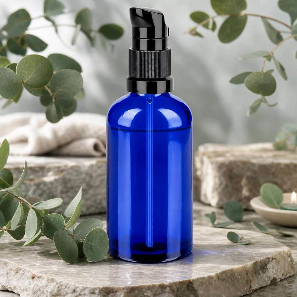 100 ml butelka z pompką czarna STD BlueLine UT18/100 100 ml butelka z pompką czarna STD BlueLine UT18/100